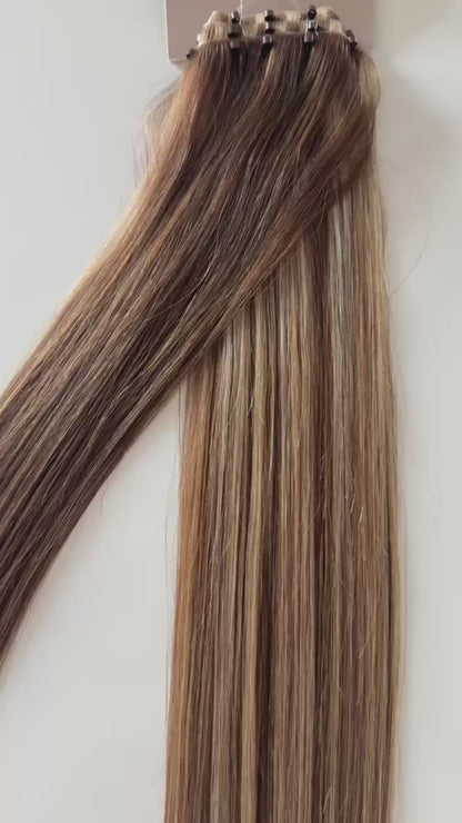 #12 Medium Brown, Natural Blonde & Rich Brown