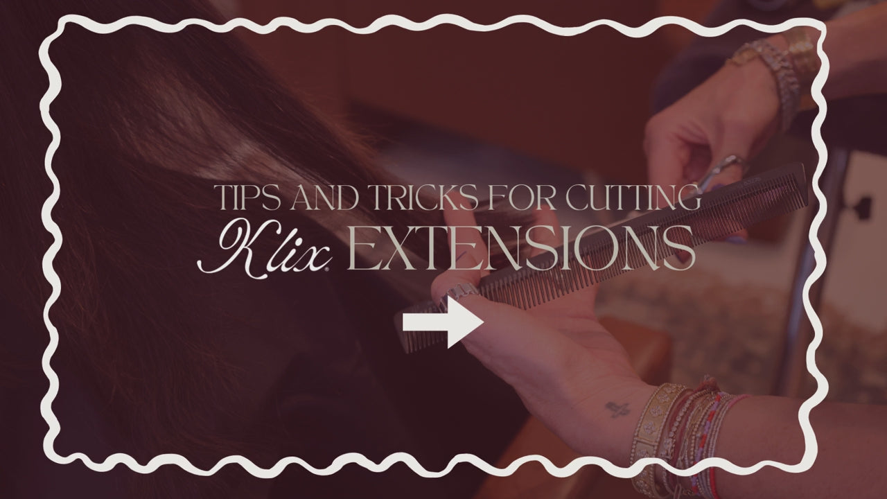 Load video: Tips &amp; move ups for Klix Hair Extensions